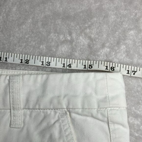 NEW YORK & COMPANY 10 Slit White Bermuda Shorts - Picture 12 of 13